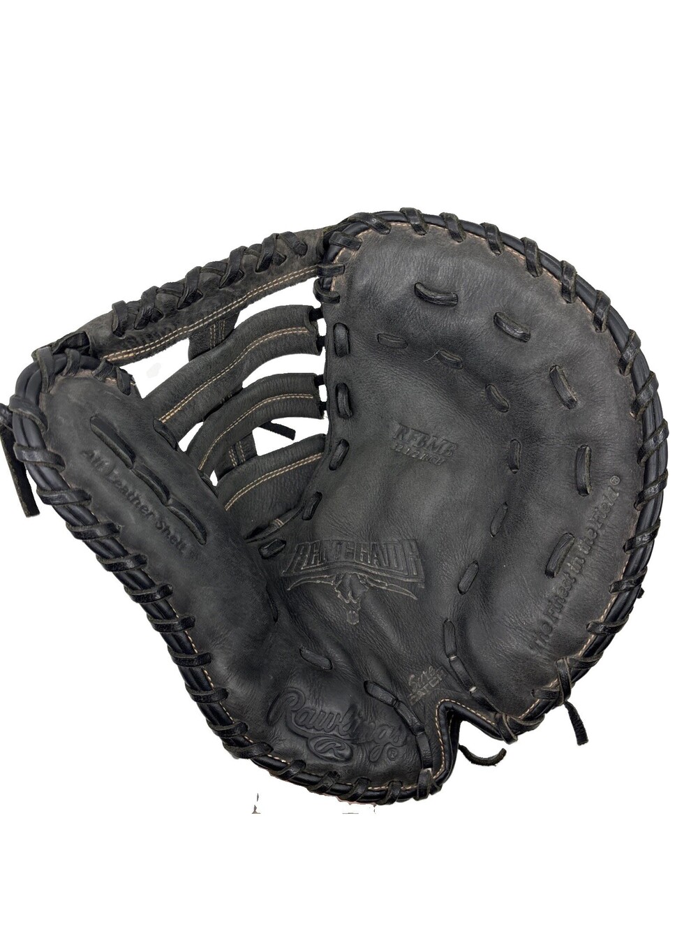 Rawlings Renegade 12 1/2" RFBMB Baseball Glove Right Hand Throw RH Leather Black